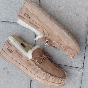 New LL Bean Wicked Good Camp Moccasins Women's 9